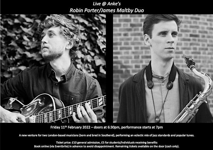Robin Porter/James Maltby duo @ Anke's image
