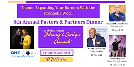 8th Annual Pastors & Partners Dinner tickets