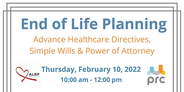 End of Life Planning Presentation  - February 2022