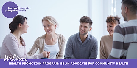 Webinar | Health Promotion Program: Be an Advocate for Community Health tickets