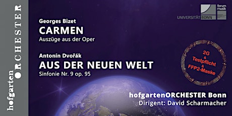 hofgartenORCHESTER: Dvořák Sinf. N° 9 (Aus der Neuen Welt) & Bizet "Carmen" Tickets