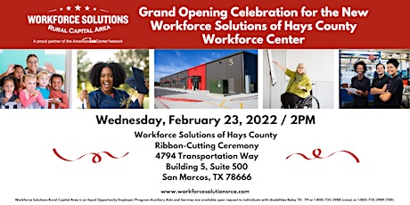 Workforce Solutions of Hays County Grand Opening Celebration tickets