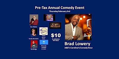 Pre-Tax Annual Comedy Event tickets