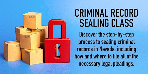 Criminal Record Sealing Class