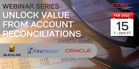 Unlock Value from Account Reconciliations - Series Kick Off tickets