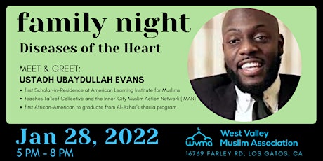 Family Night: Featuring Ustadh Ubaydullah Evans tickets