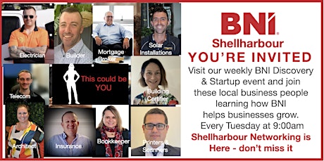 BNI Shellharbour Region Startup Discovery Session tickets