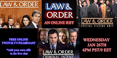 Free Online Riff of Law & Order entradas