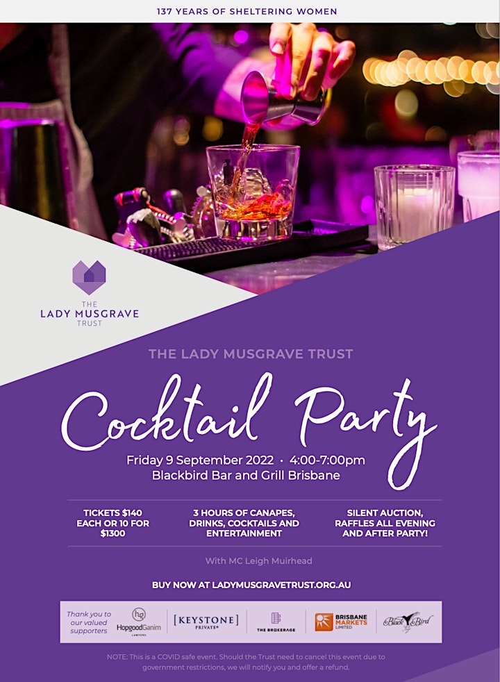 
		The Lady Musgrave Trust Cocktail Party image
