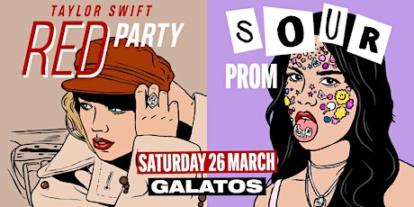 Taylor Swift RED Party // Sour Prom - Auckland tickets