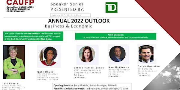 2022 Annual Business & Economic Outlook Presented by TD Bank