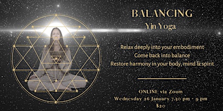 Balancing Yin Yoga Online tickets