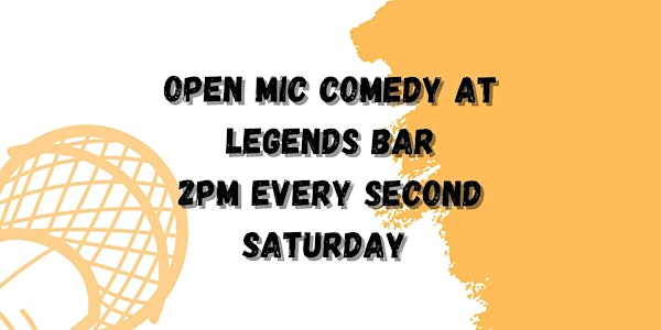 Open Mic Comedy At Legends Bar