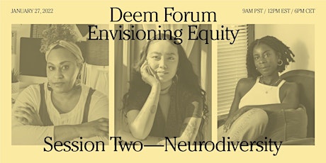 DEEM FORUM: ENVISIONING EQUITY tickets