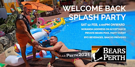 Bears Perth - Welcome Back Splash Party primary image