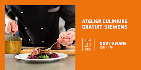 Atelier culinaire par SIEMENS le 27/02 - Dovy Awans tickets