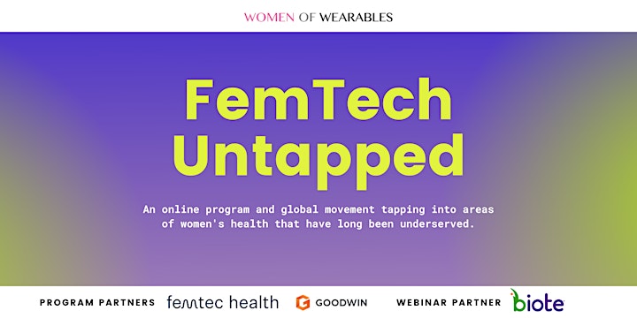 FEMTECH UNTAPPED Creating accessible solutions for the future of healthcare image