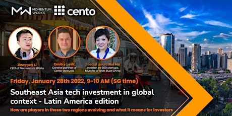 Southeast Asia tech investment in global context - Latin America edition Tickets
