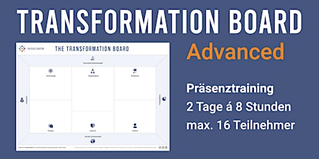 Transformation Board - Advanced Training (Deutsch) Tickets