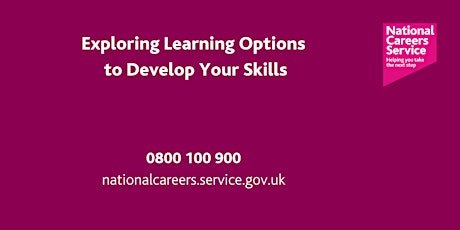 Exploring learning options to develop your skills