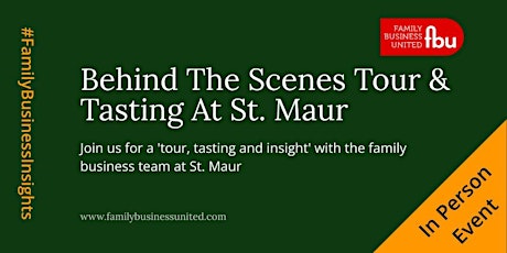 Tour, Tasting & Insight At St. Maur tickets