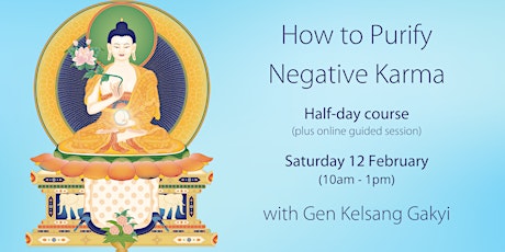 IN-PERSON: How to Purify Negative Karma tickets