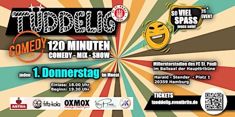"Tüddelig" im Millerntorstadion - 120 Minuten Comedy-Mixshow Tickets