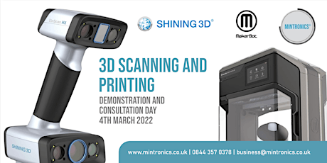 3D Scanner demonstration day tickets