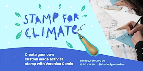 STAMP FOR CLIMATE // Create your own custom made activist stamp tickets