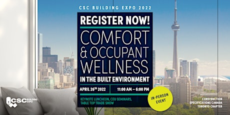 Comfort & Occupant Wellness In The Built Environment tickets