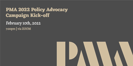 PMA 2022 Policy Advocacy Campaign Kick-off! tickets