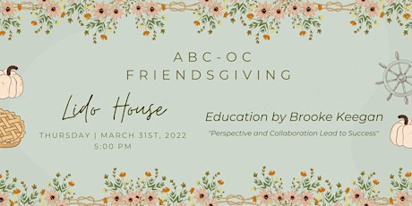 ABC-OC Friendsgiving tickets