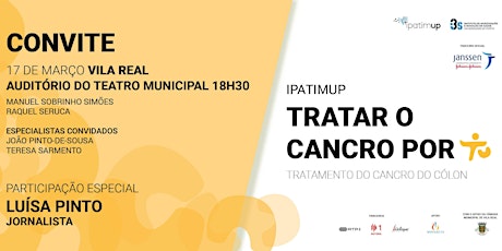 Tratar o Cancro por tu -Vila Real bilhetes