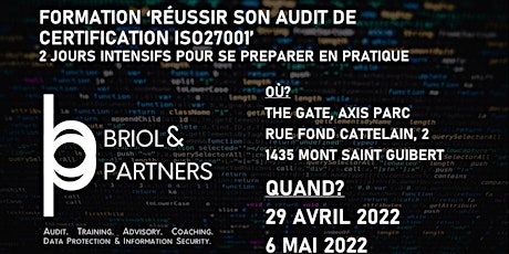 Primaire afbeelding van Formation 'Réussir son audit de certification ISO27001' [PRESENTIEL]