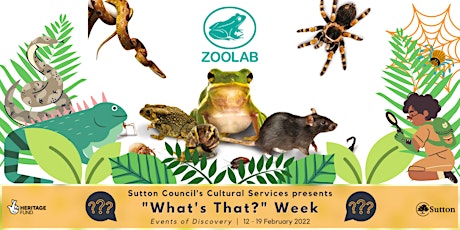Animal Explorers with Zoolab @ Sutton Life Centre tickets