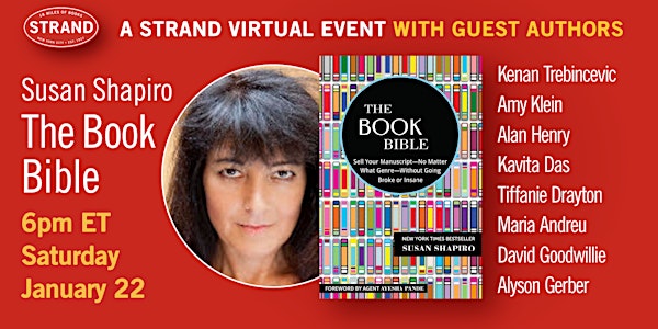 Susan Shapiro Launches The Book Bible with Author Panel