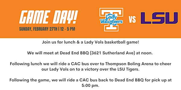 Lunch & Lady Vols Basketball