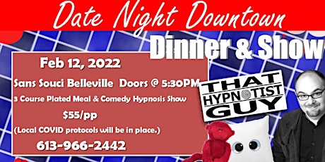Date Night Downtown Dinner & Comedy Hypnosis Show tickets