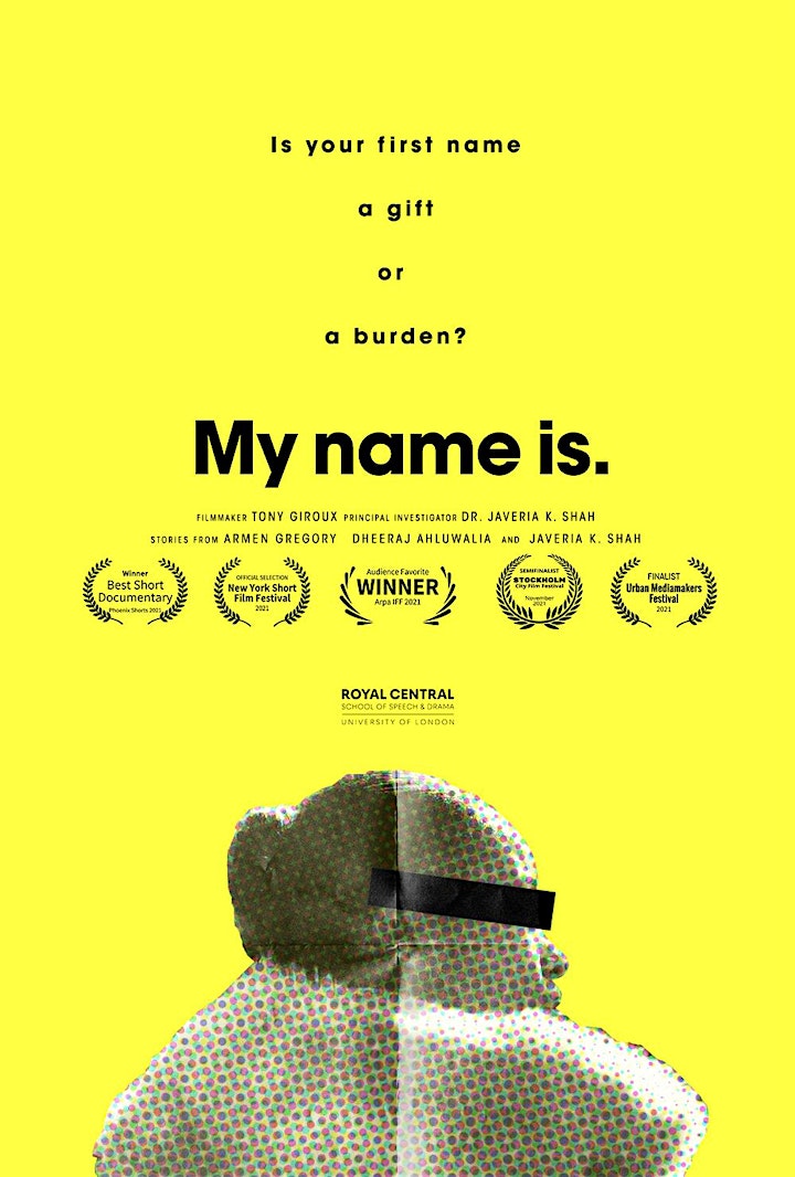 #MyNameIs Documentary Screening image
