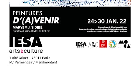 Image principale de Semaine culture Africaine et afro-descendante : Expo Peintures d'(a)venir