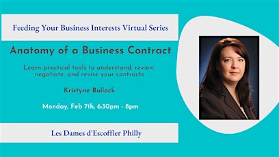 Anatomy of a Business Contract tickets