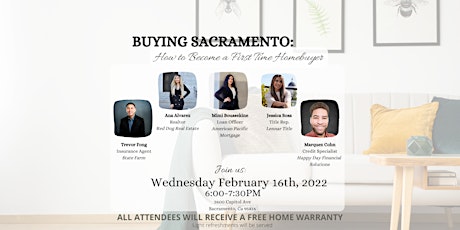 Buying Sacramento: How to Become a First Time Homebuyer tickets