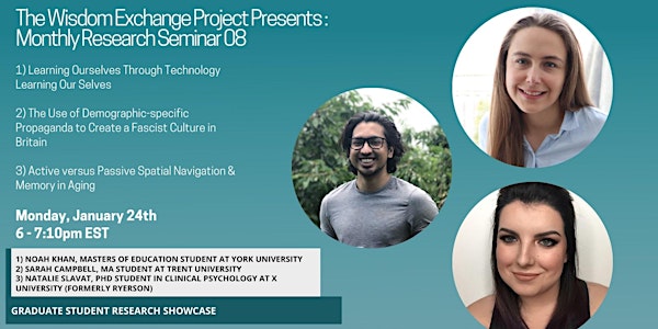 Wisdom Exchange Project: Student Research Seminar
