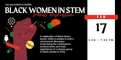 Black History Month Panel Discussion: Black Women in STEM tickets