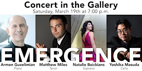 Concert in the Gallery: Emergence tickets