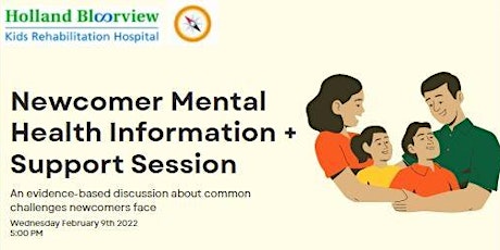 Newcomer Mental Health Information + Support Session tickets