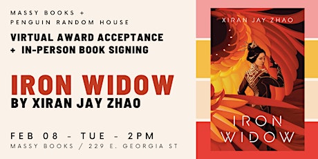 Online Reading + Award Ceremony / “Iron Widow" by Xiran Jay Zhao tickets