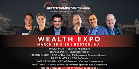High Performance Success Summit Wealth Expo tickets
