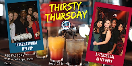 ★ Thirsty Thursday : International Apéro  X Bastille★ billets