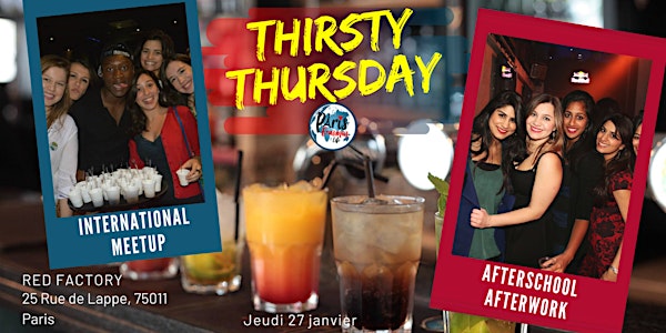 ★ Thirsty Thursday : International Apéro  X Bastille★